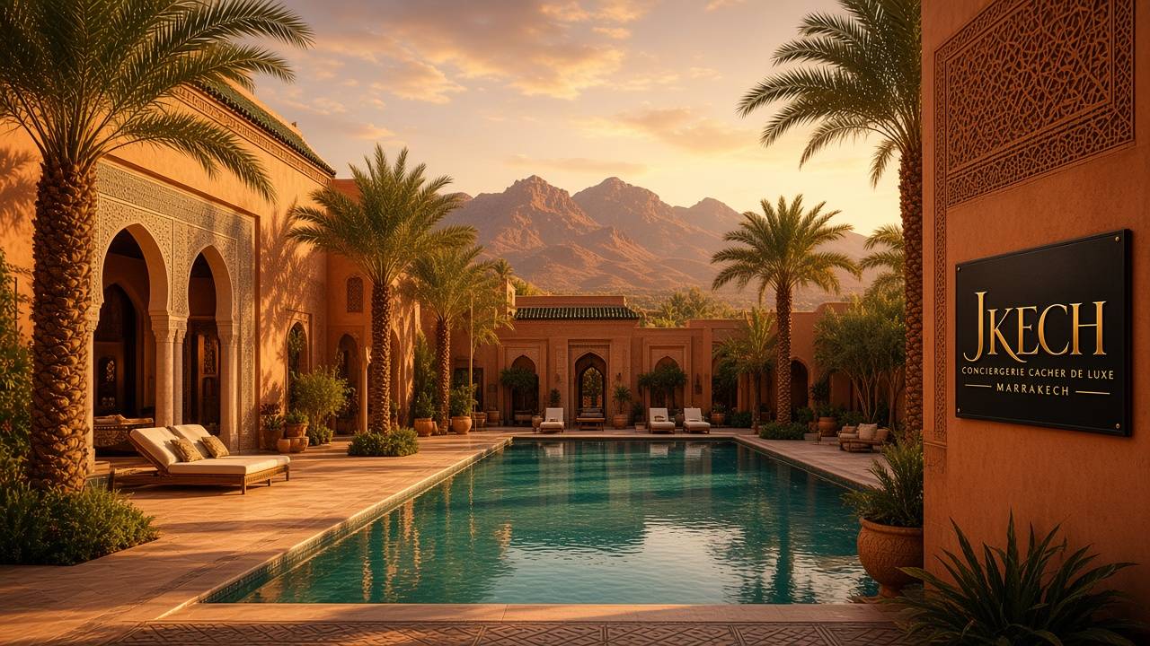 Pool villa in Marrakech
